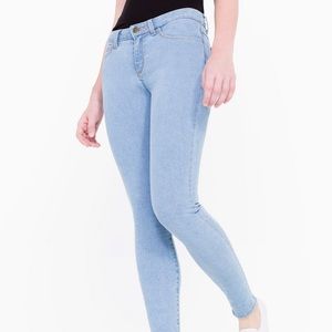 NWT American Apparel Stone-washed skinny jean